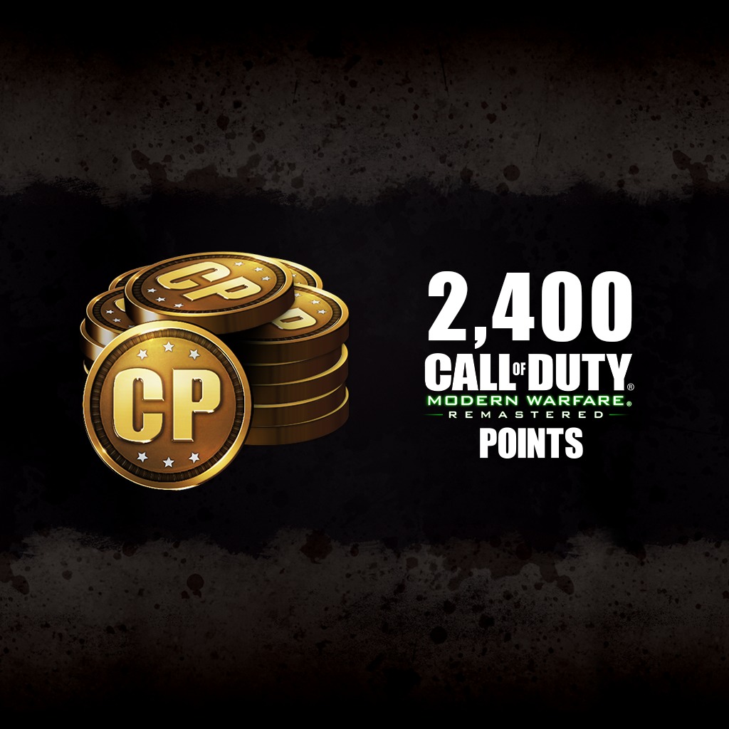 2,400 Call of Duty®: Modern Warfare® Remastered Points on ...