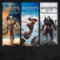 Assassin's Creed® Bundle: Assassin's Creed® Valhalla, Assassin's Creed® Odyssey, and Assassin's Creed® Origins PS4