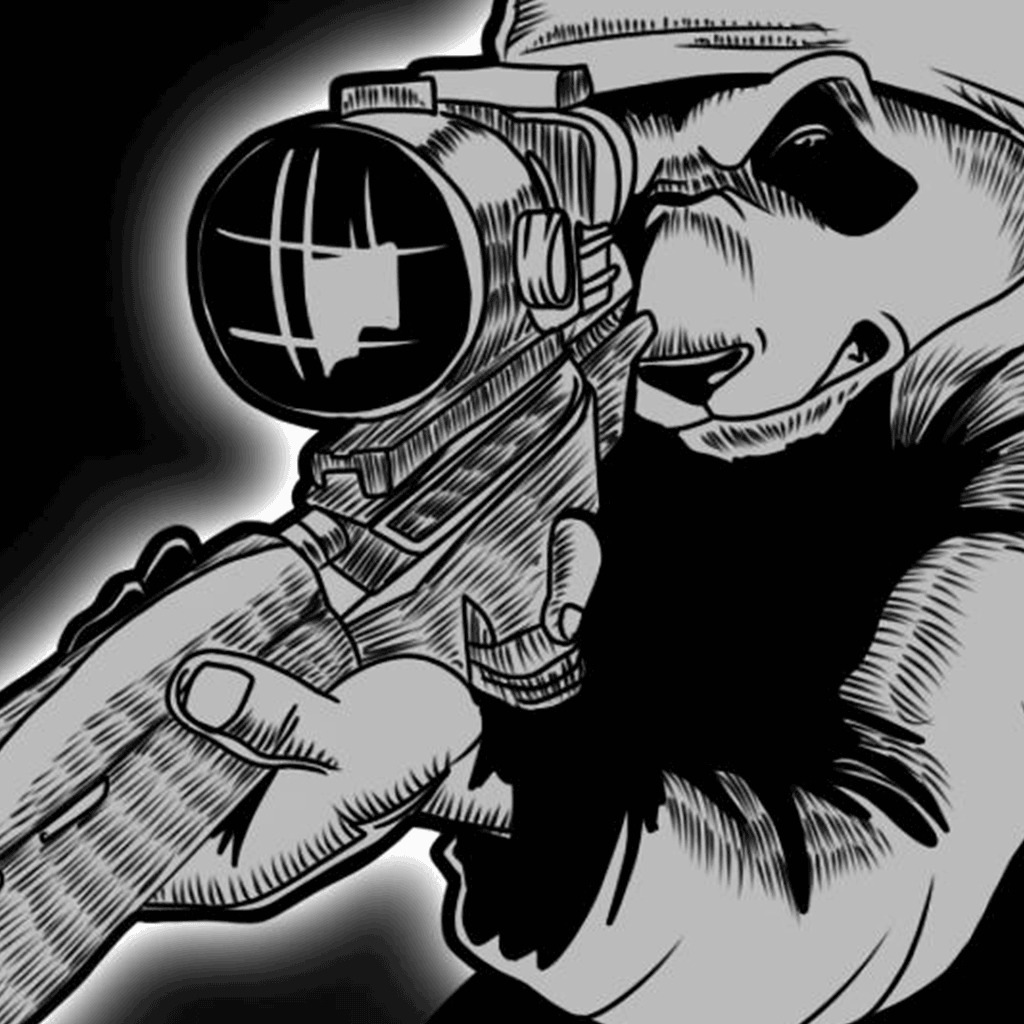 Черный снайпер. Медведь с автоматом. Медведь снайпер. Медведь снайпер. Логотип волка из игры.