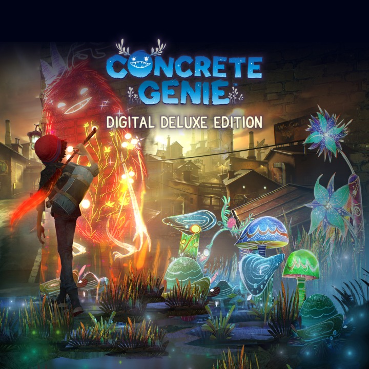 Concrete genie. Игра Concrete Genie. Concrete Genie ps4. Concrete Genie (городские духи). Игра городские духи ps4.