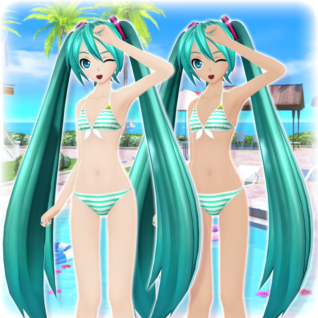 hatsune miku bathing suit