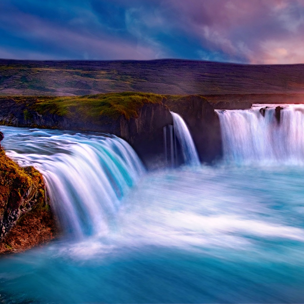 beautiful nature epic waterfall hiq dynamic theme