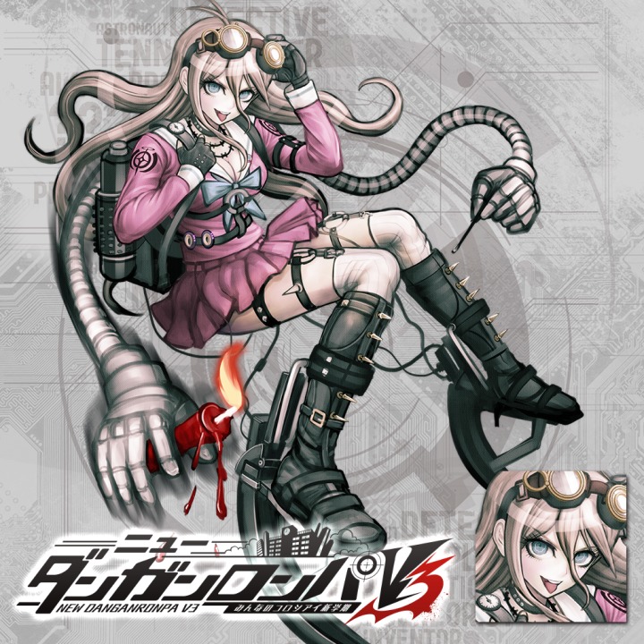 ニューダンガンロンパV3』アバターアイコン「超高校級入間美兎 ニューダンガンロンパV3』アバターアイコン「超高校級入間美兎