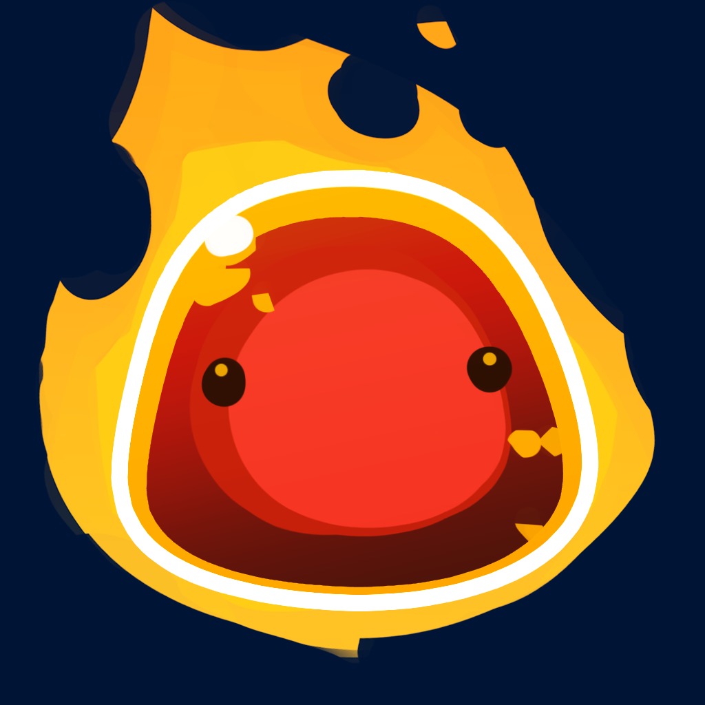 Slime Rancher Fire Slime Avatar On Ps4 Official Playstation