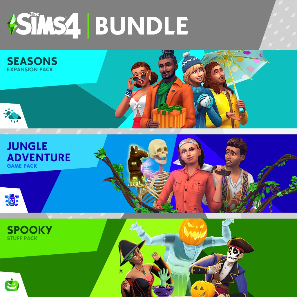 The Sims 4 Bundle Seasons Jungle Adventure Spooky Stuff On Ps4 Official Playstation Store Singapore