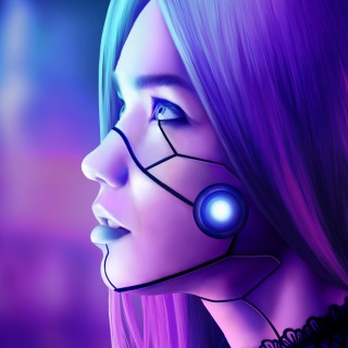 Cyber Neon Girl Avatar For Ps4 Buy Cheaper In Official Store Psprices Usa