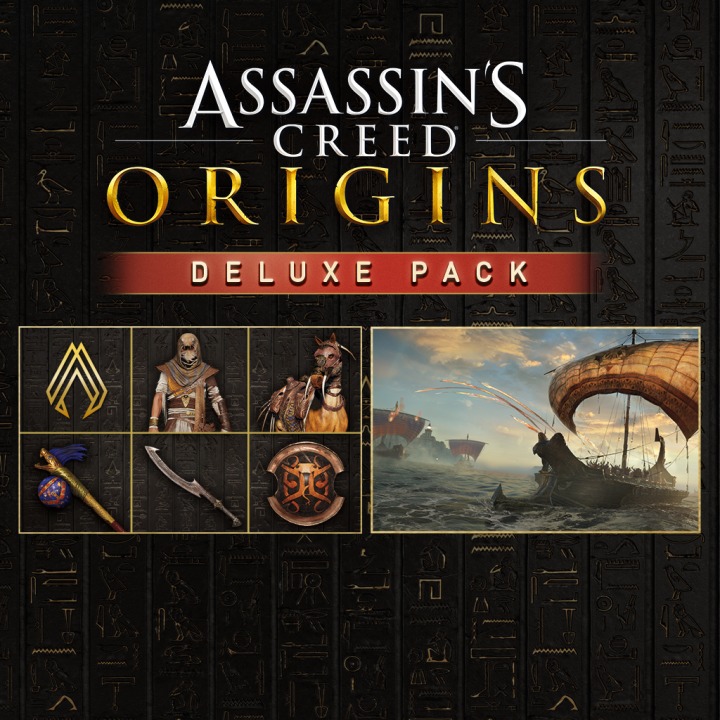 tør bunker gennemskueligt Assassin's Creed® Origins - Deluxe Pack PS4 — buy online and track price  history — PS Deals USA