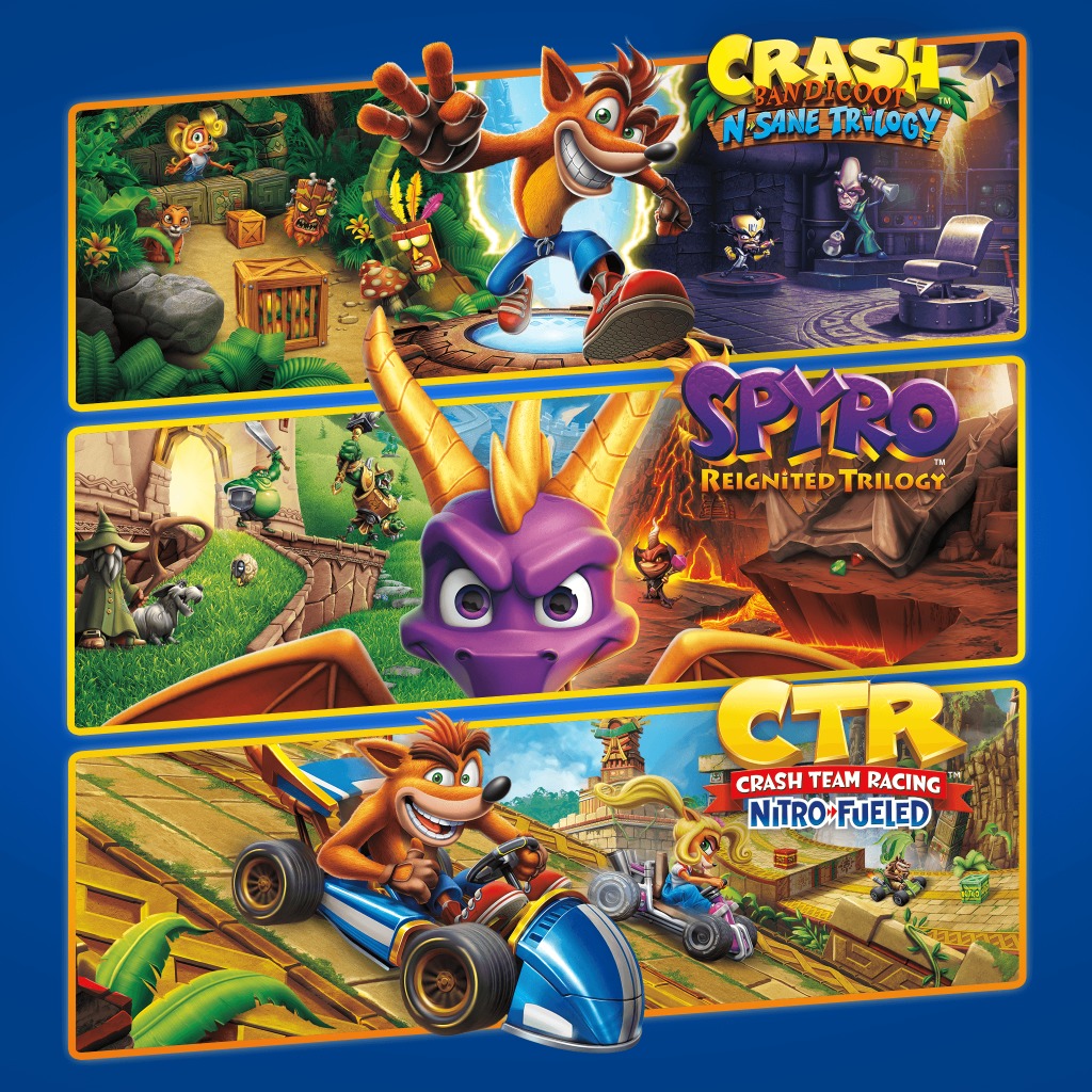 Crash Spyro Triple Play Bundle On Playstation 4