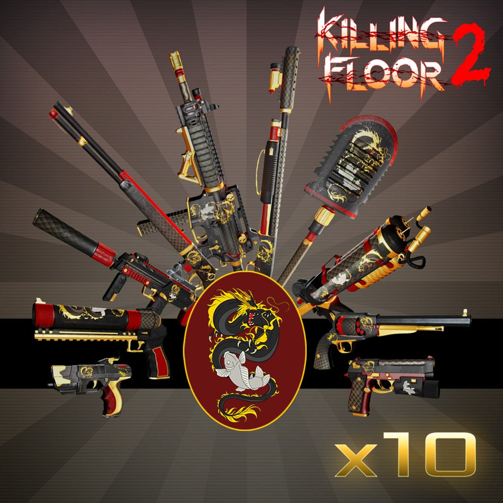 Kf2 Dragon And Koi Tier 1 Weapon Skin Bundle On Ps4 Official Playstation Store Us