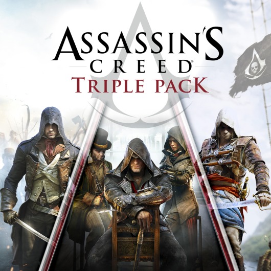 Assassin's Creed Triple Pack: Black Flag, Unity, Syndicate for playstation