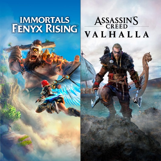 Assassin’s Creed® Valhalla + Immortals Fenyx Rising™ Bundle for playstation