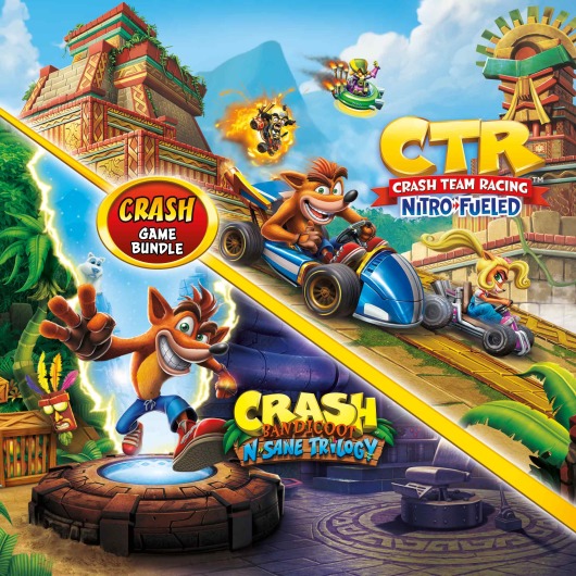 Crash Bandicoot™ Bundle - N. Sane Trilogy + CTR Nitro-Fueled for playstation