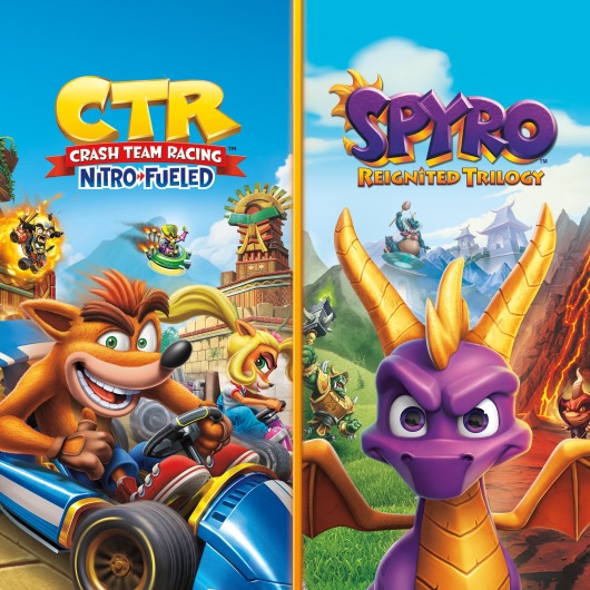 Crash™ Team Racing Nitro-Fueled + Spyro™ Game Bundle for playstation