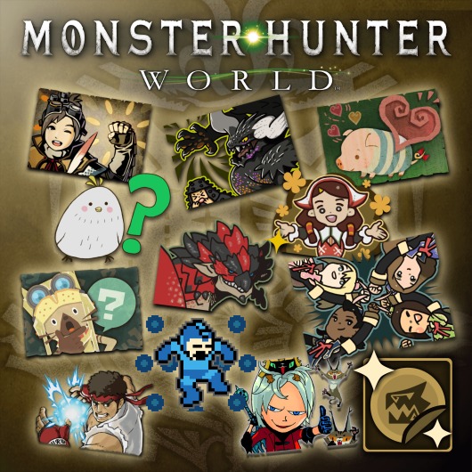 Monster Hunter: World - Complete Sticker Pack for playstation