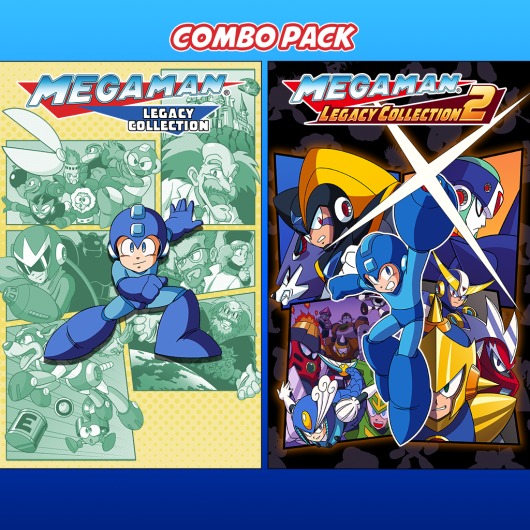 Mega Man Legacy Collection 1 & 2 Combo Pack for playstation