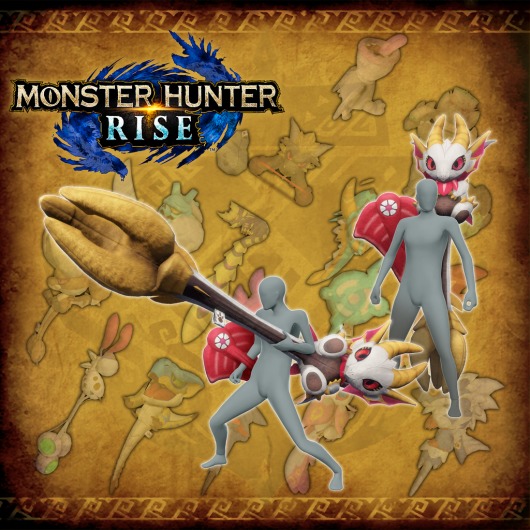 Monster Hunter Rise - ”Stuffed Monster” Hunter layered weapon pack for playstation