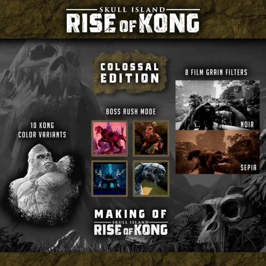Skull Island: Rise of Kong - Colossal Edition for playstation