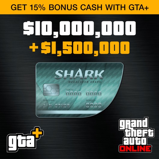 GTA+: Megalodon Shark Cash Card (PS5™) for playstation