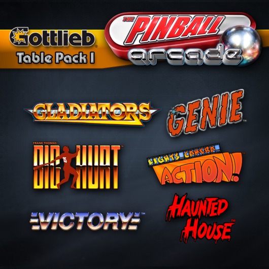 Pinball Arcade:  Gottlieb Table Pack 1 for playstation