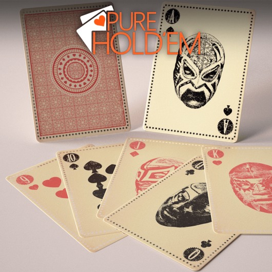 Pure Hold'em Poker Lucha Libre Card Deck for playstation