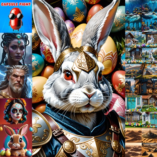 Capsule Fight: Easter Theme & Avatar Bundle for playstation