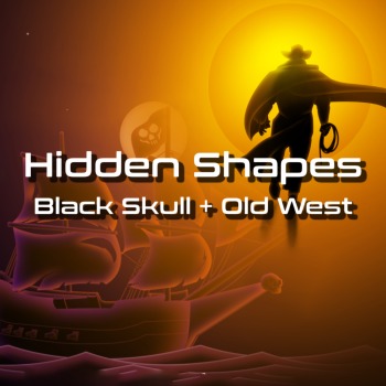 Hidden Shapes: Black Skull + Old West