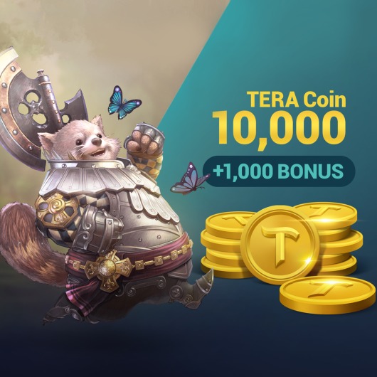 TERA Coin 10,000 (+1,000 Bonus) for playstation