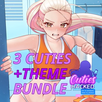 Cuties Hacked - Amber the Chearleader Dynamic Theme + 3 Cuties Bundle