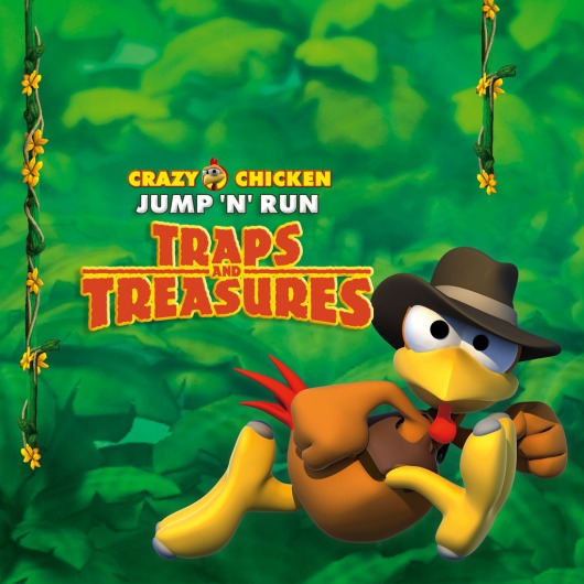Crazy Chicken Jump 'n' Run Traps and Treasures for playstation