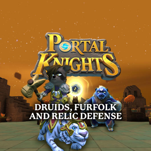 Portal Knights - Druids, Furfolk, and Relic Defense for playstation