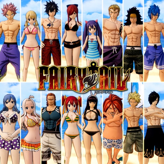 FAIRY TAIL: Special Swimsuit Costume Set for 16 Playable Characters for playstation