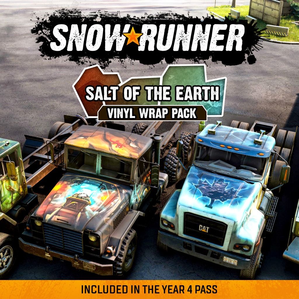 SnowRunner – Salt of the Earth Vinyl Wrap Pack for playstation