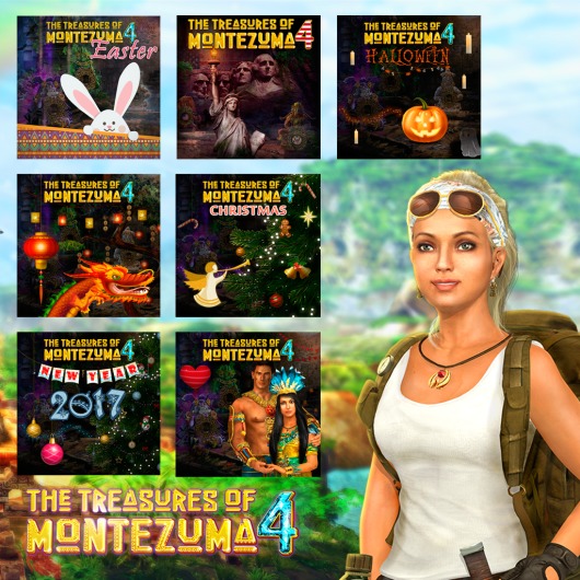 The Treasures of Montezuma 4 Holiday Bundle for playstation