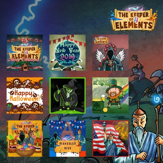 Keeper of 4 Elements Holiday Bundle for playstation