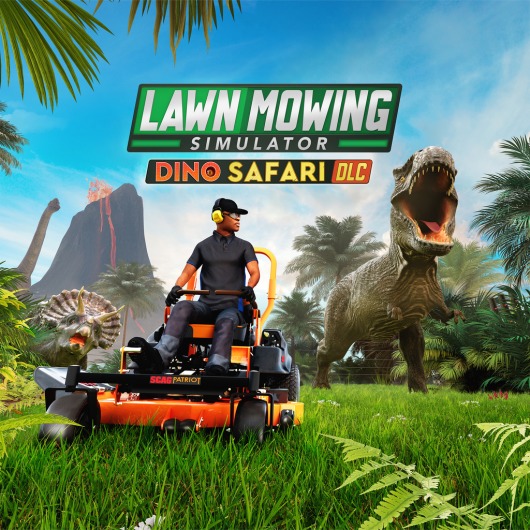 Lawn Mowing Simulator - Dino Safari PS4 & PS5 for playstation