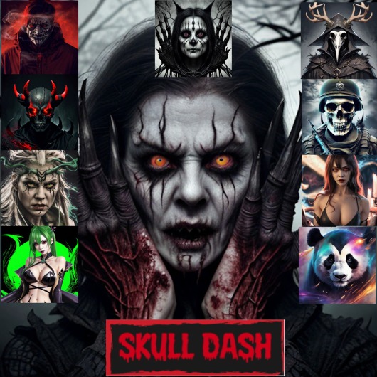 Skull Dash: Ghost Master Horror Avatar Bundle for playstation